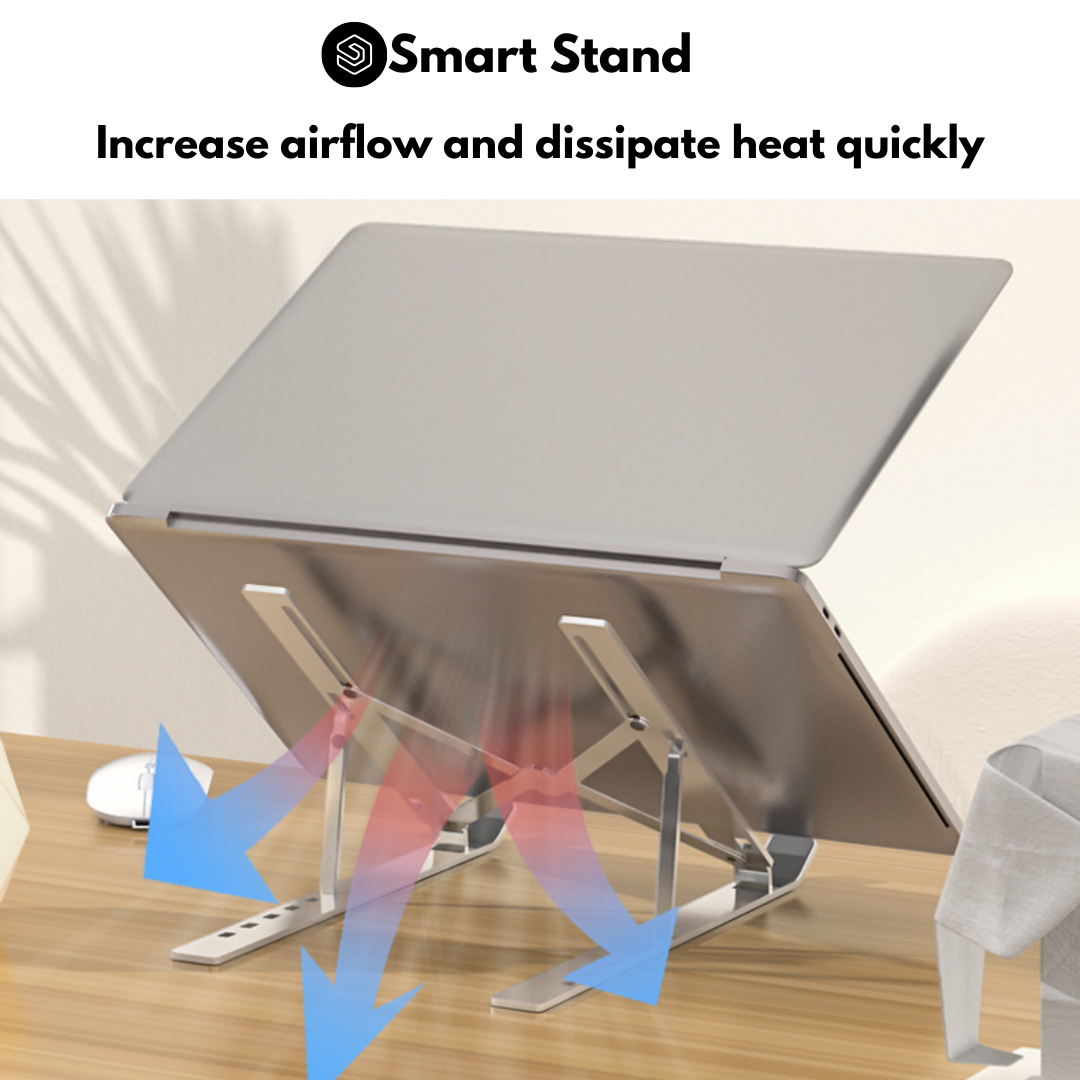 Smart Stand™ Ajustable Aluminum Laptop Stand